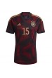 Fotbalové Dres Německo Niklas Sule #15 Venkovní Oblečení MS 2022 Krátký Rukáv